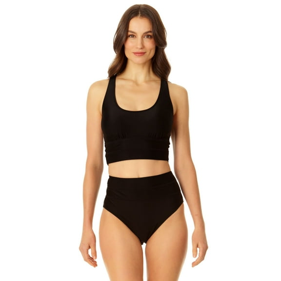 Coppersuit - Women's Banded Halter Longline Bra Swim Top