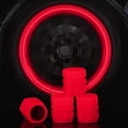thumbnail image 2 of Paquete de 12 tapas fluorescentes para válvula de neumático de coche, tapas universales luminosas para válvula de neumático de coche, tapa a prueba de polvo para automóvil, SUV, motocicleta, camión oso de fresa Electrónica, 2 of 5