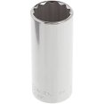thumbnail image 2 of Craftsman Deep Socket, SAE, 1/2-Inch Drive, 1-Inch, 12-Point (CMMT47531),Full Polish, 2 of 5