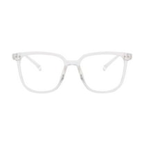 HUANLEDASH Blue Light Blocking Glasses Unisex Retro Clear View Strong Hinge Transparent with Brim Eye Protection Clear Bluelight Glasses Spectacles