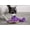 Checkers - Dinos Bruto (Purple), variant on Checkers Skinny Cow Squeaky Plush Dog Toy, Chew Guard Technology - White, Small