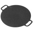 thumbnail image 4 of Korean Grill Pan Round Non Stick Iron Medical Stone Coating Good Insulation BBQ Griddle with Oxford Storage Bag 25cm/9.8in, 4 of 5