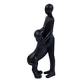 thumbnail image 4 of Estatua de resina de hombre y perro, decoración sincera para el hogar, significativa para la sala de estar y Negro, 4 of 9