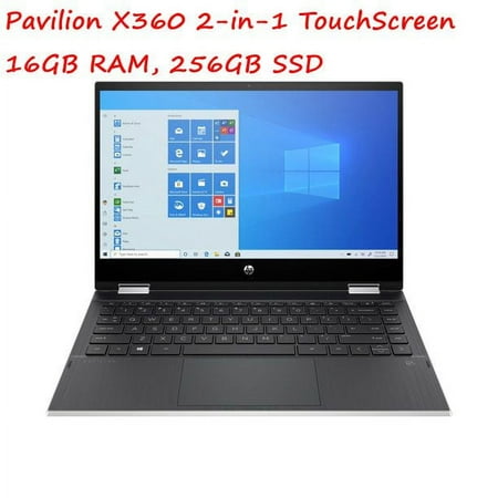HP - Pavilion x360 2-in-1 14" Touch-Screen Laptop - Intel Core i3 - 16GB Memory - 256GB SSD - Natural Silver