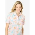 thumbnail image 3 of Woman Within Plus Size Short-Sleeve Cotton Campshirt, 3 of 5