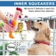 thumbnail image 3 of Juguetes de peluche para perros, paquete de 2 juguetes de peluche duraderos para perros, juguetes para masticar, compañero para perros, varios animales, 3 of 5