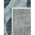 thumbnail image 6 of Unique Loom Outdoor Coastal Collection Area Rug - Shoal (6' 1" x 9' Rectangle Blue/Navy Blue), 6 of 6