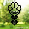 thumbnail image 2 of Craftnamesign Custom Dog Memorial Garden Stake, Dog Grave Marker, Dog Loss Gift, Pet Memorial Gift, 2 of 4
