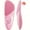 pink, variant on Silicone Facial Cleansing Brush: Rechargeable facial cleansing brush with 4 cleaning modes, electric exfoliating facial cleansing device, unisex, Valentine's Day gift, cleanses, exfoliates, and massa