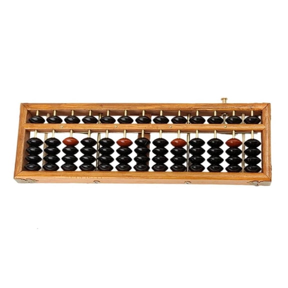 Giaone Childrens Mathematics Learning Tool 13 Row Wood Plastic Mixture Abacus