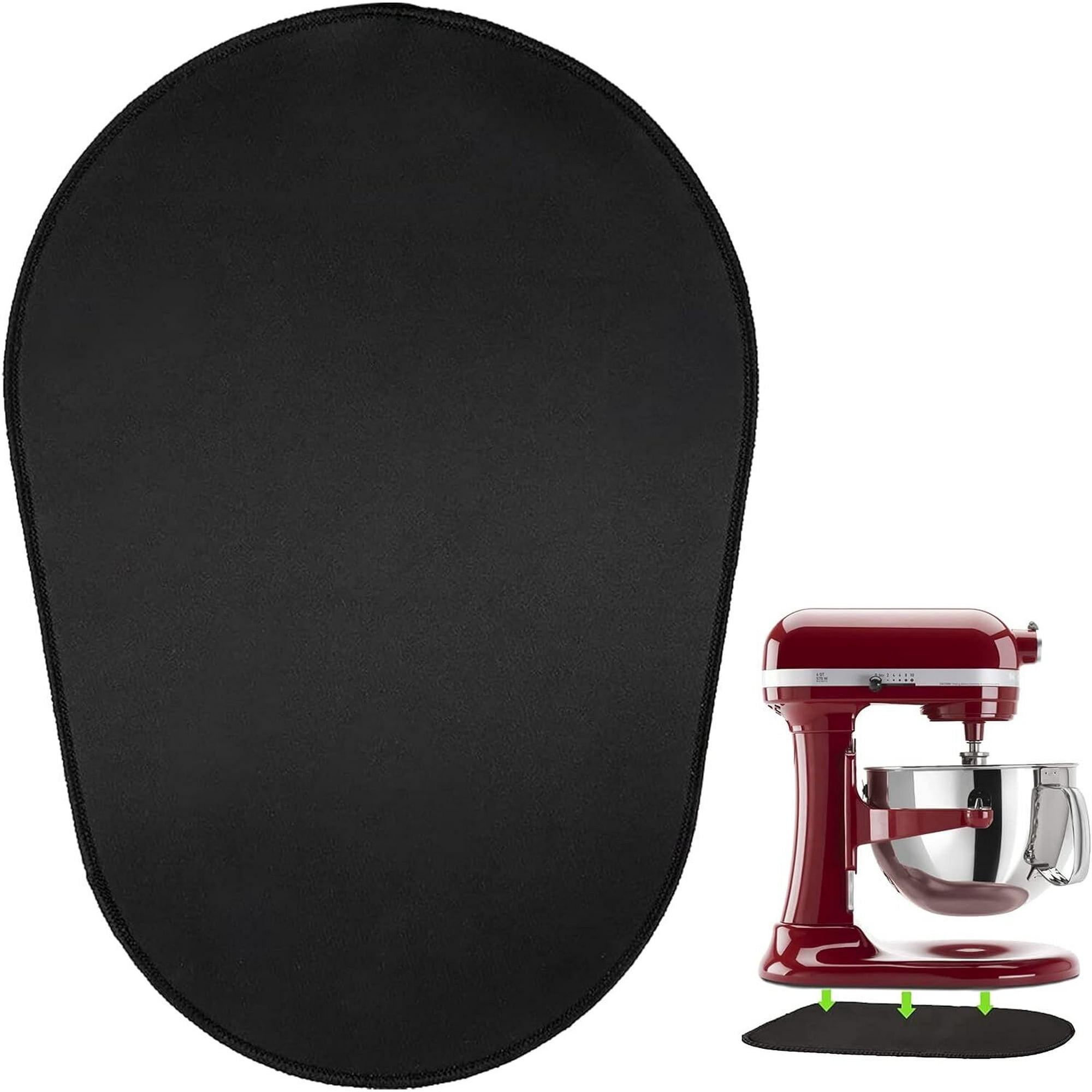 OUDIZZ Mixer Mover Sliding Mats for KitchenAid Stand Mixer Slider Mat Pad Kitchen Appliance Slide Mats Pads Compatible with KitchenAid 5-8QT Professional Bowl-lift Mixer