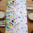 thumbnail image 5 of Table Runners 72 Inches Long Dress Scarves, Spring Floral Farmhouse Kitchen/Dining Table Runner, Coffee Tablerunners, Butterflies Botanical Blue Ombre 18x72 Inch, 5 of 9