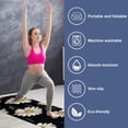 thumbnail image 2 of Daisy Yoga Towel with Storage Bag, 72.8"x26.8", Suitable for Hot Yoga, Pilates, Fitness - Yoga Mat Towel, Yoga Towels, 2 of 6