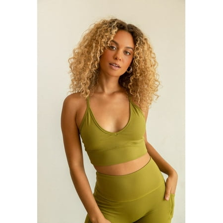 

High Impact Criss Cross Back Sport Bra Top