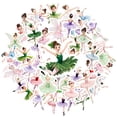 thumbnail image 2 of 35pcs Charming Ballerina Stickers Elegant Fairy Stickers Playful Kids Stickers for Luggage Phone Laptop, 2 of 9