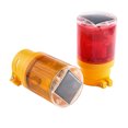 thumbnail image 2 of Solar Powered LED Traffic Strobe Warning Lights Flicker Beacon Road Barricade Construction Sign Lamp, 2 of 8