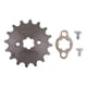 thumbnail image 2 of Rueda Dentada Delantera Del r para Sdg 110cc 125cc Dirt Bike Atv 420-16t-17mm 3 piezas, 2 of 8
