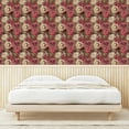 thumbnail image 3 of Ambesonne, Flowers Vintage Peel & Stick Wallpaper for Home, Nostalgic Peony Art, 13"x36", Hot Pink Champagne, 3 of 5