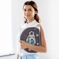 thumbnail image 6 of FORMRS 3 Ring Binder 1.5 inch with Pockets Set of 2 Clip Board 200 Sheets Capacity, Green Astronaut Stars, 6 of 8