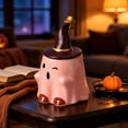 thumbnail image 3 of DefiDgd Ghost Shaped Ceramic Mug with Witch Hat Lid,Cute Novelty Ghost Water Cup,Decorative Drinkware for Novelty Office Desk Party Home Daily Drinking Use(G), 3 of 7
