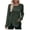 Olive Green, variant on WREESH Womens Loose Crewneck Sweatshirt New Casual Long Sleeved Floral Print Casual Lace Tops Black