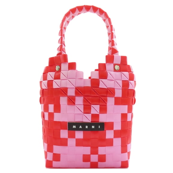 Pre-Owned Marni Kids Diamond Basket Bag, Polypropylene Handbag, Women's, MARNI (Good)