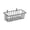 White, variant on Rabbit Hay Feeder, Metal Frame Hay Rack for Small Pets, Hanging Grass Basket for Guinea Pigs, Black