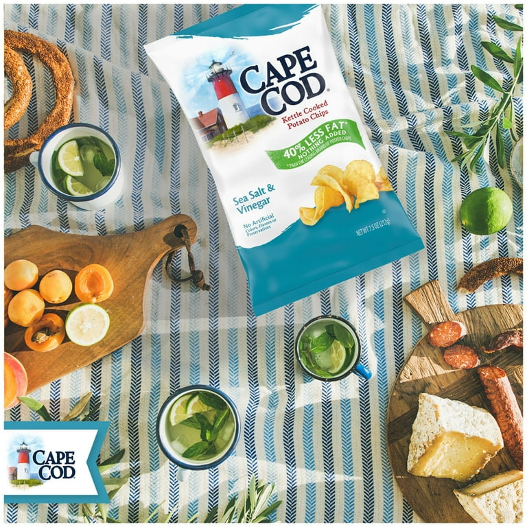 Cape Cod Potato Chips, Sea Salt And Vinegar Kettle Cooked