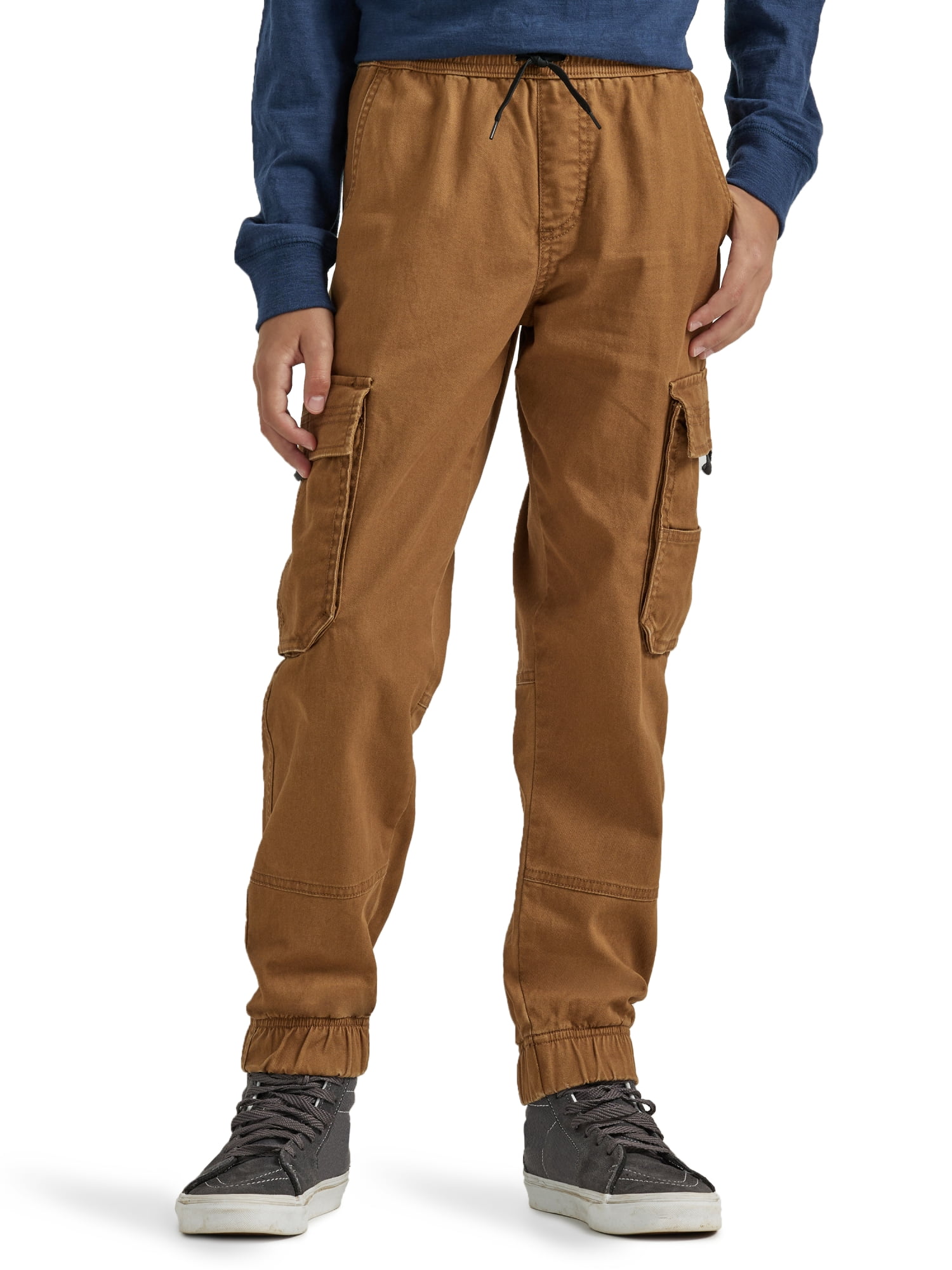 Wrangler® Boy's Loose Fit Cargo Jogger with Elasticized Cuffs, Sizes 4-18 & Husky