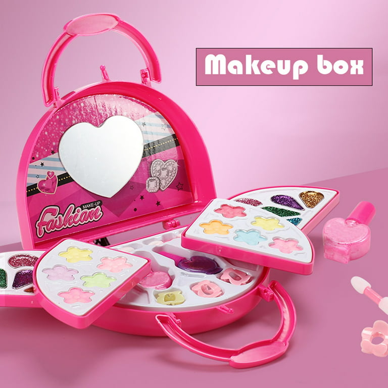 Open Box Toys 50% Off Clearance!Tarmeek Kids Make-up Kit Toys for Girls Age  5 6 7 8 9 10 Years Old,Children's Play Make-up Set suitcase Birthday Gifts  for Kids 