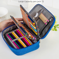 thumbnail image 3 of Estuche impermeable para lápices, 72 colores, 120 agujeros, gran capacidad, estuche para lápices desmontable para bocetos, 3 of 6