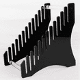 thumbnail image 2 of 2X Vinyl Record Storage Holder Vinyl IP Records Stand - Album Storage Organizer Display Stand Book Display Stand, 2 of 6