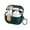 Darkgreen, variant on Dteck for Samsung Galaxy Buds3 FE (2025) / Buds3 Pro (2024) / Buds 3 Case (2024) with Secure Lock Clip, Shockproof PU Leather with Plating Design,Yellow