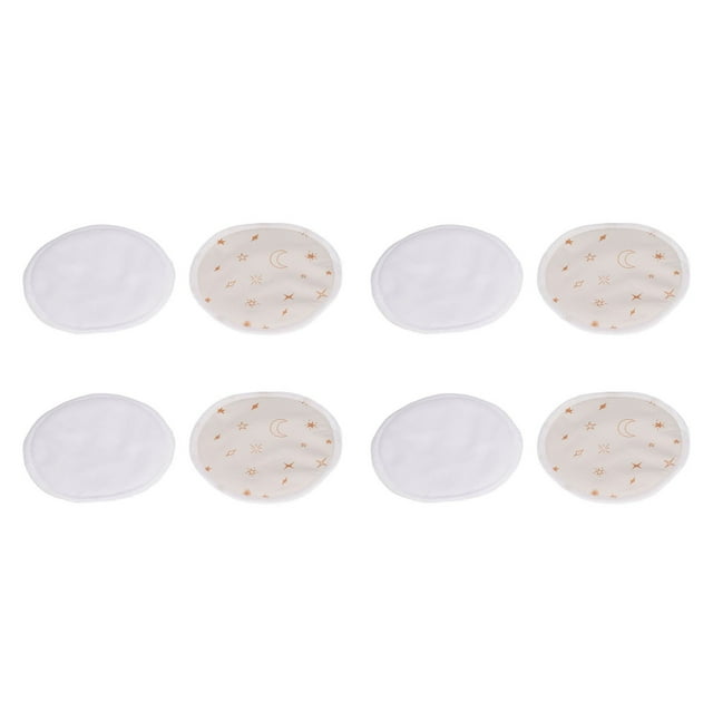 Nursing Breast Pads, Reusable Washable Breathable Breastfeeding Nipple Pads For Travel ,Rainbow,Star,Flowers
