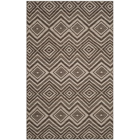 Safavieh Kilim Marcas Hand-Woven 4' x 6' Wool Area Rug, Grey/Light Grey