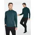thumbnail image 3 of SSLR Turtleneck Thermal Shirts for Men Long Sleeve Shirts Fleece Lined Tops Mock Neck Base Layer, 3 of 7