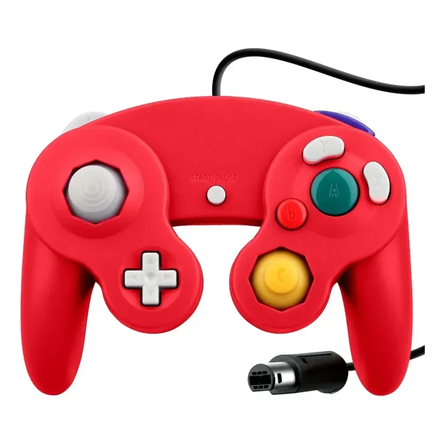 Control Joystick Servitae Rojo Para Gamecube y Pc Premium