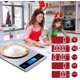 thumbnail image 4 of Báscula de cocina de precisión, carga de batería, báscula de cocina mecánica de doble uso, báscula electrónica de cocina de acero inoxidable, 4 of 5