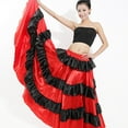 thumbnail image 4 of Skirts for Women Spanish Bull Dance Skirt Belly Dance Skirt Big Swing Skirt Womens Summer Clothes A One Size, 4 of 4