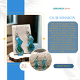 thumbnail image 5 of BESHEEK Handmade Murano - Inspired Glass Italian Style Inspired Sterling Silver Aqua Blue Twisted Twirl Drop Earrings for Women, 5 of 8