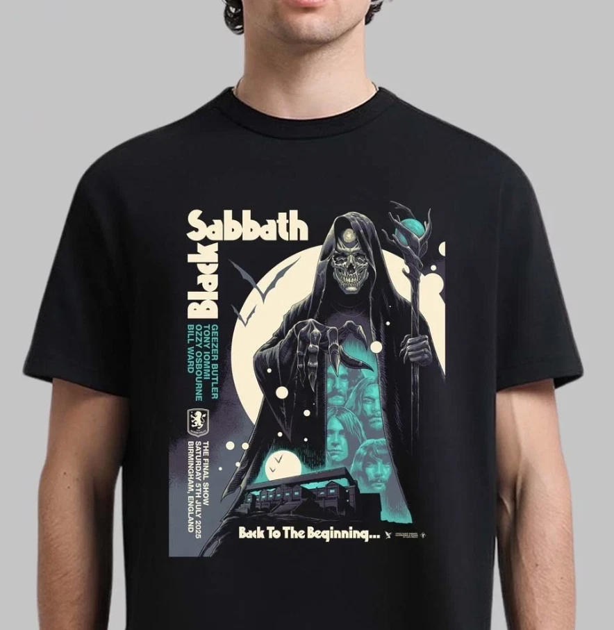 トップス Back to the Beginning, BlackSabbath Ozzy Black Sabbath And Ozzy Osbourne Back To The Beginning Merch