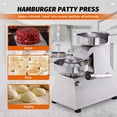 thumbnail image 4 of Hakka Burger Press Patty Maker Meat Press Machine with 4" 5" 6" Removable Head, 4 of 6