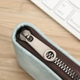thumbnail image 4 of PENGX 9-Slot Credit Card Holder with Zipper ID Case  Faux Leather Coin Purse & Card Storage Bag, 4 of 7