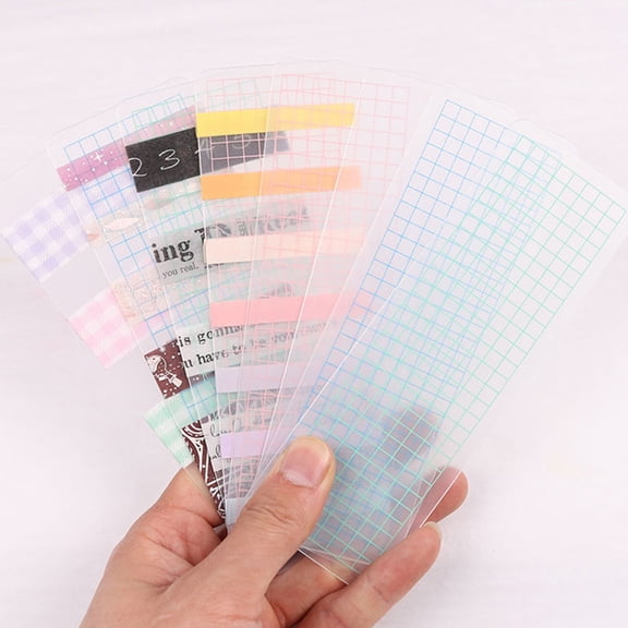 HEMOTON 50Pcs Tape Sample Boards Washi Tape Separate Boards Practical Tape Storage Boards