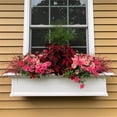 thumbnail image 4 of Pemberly Row 4ft Weatherproof Traditional Vinyl Window Box in White, 4 of 8