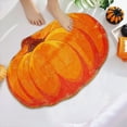 thumbnail image 4 of Pumpkin Shaped Rug - 16x24" Halloween Doormat for Porch/Kitchen (Soft Non-Slip Bath Mat, Thanksgiving Fall Decor Polyester Floor Mat), 4 of 6