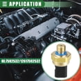 thumbnail image 3 of Unique Bargains Engine Oil Pressure Sensor Fuel Oil Pressure Sensor Switch Sending Unit for BMW No.7592532/12617592532, 3 of 7