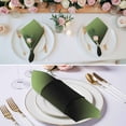 thumbnail image 2 of Dark Sea Green Black Ombre Cloth Napkins, Modern Gradient Abstract Art Washable and Reusable Dinner Napkins Set of 6, Table Napkin for Kitchen Party Birthday Wedding Hotel Housewarming 20"x20", 2 of 8
