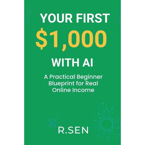Your First $1,000 with AI: A Practical Beginner Blueprint for Real Online Income, (Paperback)