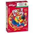 thumbnail image 2 of Kellogg's Canadian Froot Loops Breakfast Cereal, Jumbo Size, 825g (3 Pack), 2 of 5